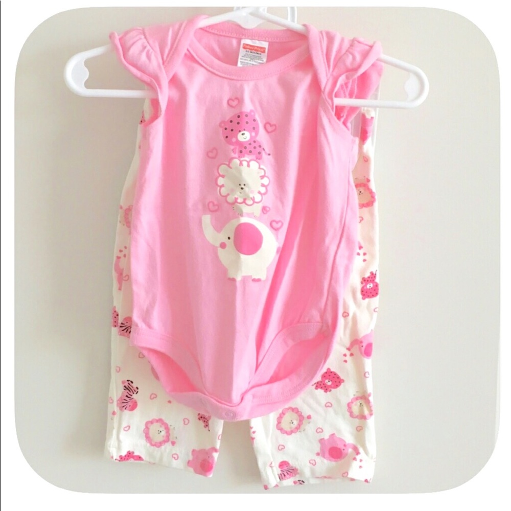 ❤NWOT Baby Girls onesie outfit set